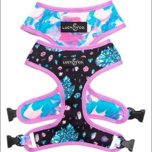 Lucy & Co. You’re A Gem Reversible Dog Harness EUC